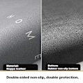 Miniatyrbillede 3 af 7: Superabsorberende måtte, hurtigtørrende badeværelsesmåtte, simpel køkkendørmåtte, maskinvaskbart stort stuetæppe (40 x 60 cm) Rectangular Dark Gray