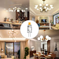 Miniatyrbillede 4 af 5: 5-pak 2W G4 LED-pærer, 3000K varm hvid, 200lm, 12V
