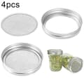 Miniatyrbillede 2 af 5: 4 stk. Spiringslågfilter i rustfrit stål til Mason Jar
