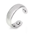 Miniatyrbild 5 av 5: Behandling Anti Snarkningsanordning Ring Magnetisk Terapi Akupressur Behandling Mot Fingerring Anti Snarkning Sömnhjälp För Snarkning silvery