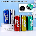 Miniatyrbild 4 av 5: 350ml/500ml Coca Cola Mugg, Varm och Kall Isolering, 304 Rostfritt Stål Termos, Stor Coca Cola Vattenflaska, Anpassad Bil Tra - MXBC