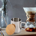 Miniatyrbild 3 av 4: 350 ml Lång Smal Pip Kaffekanna Svanhals Vattenkokare Rostfritt Stål Handdropp Vattenkokare Häll Över Kaffe