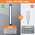Miniatyrbilde 6 av 7: LED-leselampe for skrivebord - 15 moduser - 500 lumen