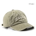 Miniatyrbild 1 av 5: Bomull Baseball Cap För Män Och Kvinnor Mode Broderi Hatt Bomull Mjuk Topp Kepsar Casual Retro Snapback Hattar Unisex Adjustable Khaki