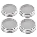 Miniatyrbillede 1 af 5: 4 stk. Spiringslågfilter i rustfrit stål til Mason Jar