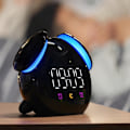 Miniatyrbillede 2 af 4: Vækkeur med Lysopvågning, LCD Skærm, 2000mah Genopladelig Justerbar Funktion, Snooze Lampe, Kryc