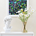 Miniatyrbild 3 av 6: Kvalitetsglas Vas - Rustik Heminredning för Modernt Bondgårdshus, Ideal Hylla, Bord & Entré Dekor, Patenterad Design, Bärnsten