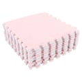 Miniatyrbilde 1 av 5: 10 stk. Myke Fløyelsmyke Gulvmatter, Tykke, Delbare, Sammenlåsbare, Fløyelsmyke Gulvtepper til Rommet Pink