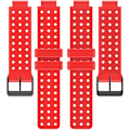 Miniatyrbild 4 av 7: Ersättning för klockarmband i silikon för Garmin Approach S20 klockarmband med verktygssatser red