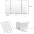 Miniatyrbillede 3 af 5: Tri-Fold Makeup Spejl - Sort