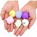 Miniatyrbilde 4 av 5: 24 stk festfavorleker for barn, mini kawaii stressavlastning angstleker for barn påskekurv S
