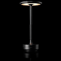 Miniatyrbilde 3 av 5: Trådløs skrivebordslampe Dimbar metall USB oppladbar skrivebordslampe -1 stk - Black