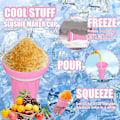 Miniatyrbilde 3 av 5: Slushie Maker Cup Diy Slushie Maker Iskopp Klypekopp Sommerkjøler Smoothies Kopp Dobbelt Lag Klem Kopp Slush Maker Kopp For Barn Og Voksne (li