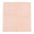 Miniatyrbild 5 av 5: 10 st Plysch Skumgolvmatta Mjuk Tjock Delad Fog Interlåsande Plysch Skummatta För Rumsgolv Light Tan