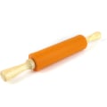 Miniatyrbillede 1 af 5: Silikone Kagerulle med Non-Stick Overflade og Træhåndtag (15 tommer)