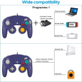 Miniatyrbillede 4 af 5: Gamecube Gamepad, 2-pak klassisk gamepad med vibrations joystick