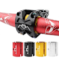 Miniatyrbillede 3 af 5: Cykelstyr Shim Cykelstyr Adapter Bøsning Frempind Reducer 25.4-31.8mm Cykeldele Sort