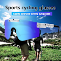 Miniatyrbild 3 av 5: Cykelglasögon, löparsolglasögon, polariserade sportglasögon för män och kvinnor, skydd för utomhuscykling, vandring, löpning, fiske, skidåkning, surfing