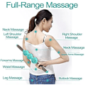 Miniatyrbild 2 av 6: Muskelrulle Treble Roller Massage för ömma muskler, ryggstelhet, myofascial, triggerpunkter smärta, ben mjölksyra, knutar - 3 spikrullar