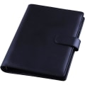 Miniatyrbillede 5 af 5: Læder A5 Ringbind Planner Notebook Planner med Magnetisk Spænde (Indvendigt Papir Ikke Inkluderet)-Sort Sort