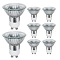 8-pack GU10 halogenlampor 35W 220V varmvit 2800K/NC/
