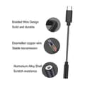 Miniatyrbilde 4 av 5: USB-C til 3,5 mm jack-adapter, USB Type-C til lydjack-adapter, USB Type-C lydjack-adapter