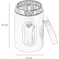 Miniatyrbillede 2 af 5: 3 stk. Køkkenbeholdere - Velegnet til Sukker, Te, Kaffe osv. - Multi-Madopbevaringsglas - Sort