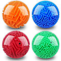 Miniatyrbilde 1 av 4: 4 Stykker 3D Labyrint Ball Labyrint Puslespill Ball Magiske Hjernevrider Spill Sfære Pedagogiske Puslespill Leker Labyrint Puslespill Kube Ball for Voksne og Studenter Tenåringer