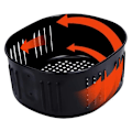 Miniatyrbilde 2 av 5: Erstatningskurv for Air Fryer for Power XL DASH Cozyna 5.5Qt Air Fryer, Air Fryer Tilbehør Svart