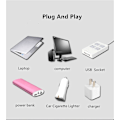 Pikkukuva 5 / 5: 2 kpl Mini Led-projektilamppu Tähtiyö Usb, Kannettava projektilamppu - Alumiiniseosrunko