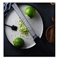 Miniatyrbillede 3 af 4: Citron Zester Rivjern Mikro Rivning Værktøj til Rivning Køkken Gadget til Fint Rivning Chokolade og Mere, Rustfrit Stål, Sort