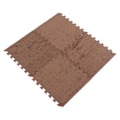 Miniatyrbilde 5 av 5: 10 stk. Myke Fløyelsmyke Gulvmatter, Tykke, Delbare, Sammenlåsbare, Fløyelsmyke Gulvtepper til Rommet Brown
