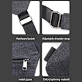 Miniatyrbild 8 av 9: Stöldskyddande Reseväska, Cross Body Vattentät Reseväska, Slank Slingväska Cross Body Reseväska, Casual Ryggsäck, Bröstväskor för Män, Resor, Utomhus Violet