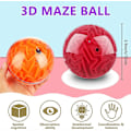 Miniatyrbilde 2 av 4: 4 Stykker 3D Labyrint Ball Labyrint Puslespill Ball Magiske Hjernevrider Spill Sfære Pedagogiske Puslespill Leker Labyrint Puslespill Kube Ball for Voksne og Studenter Tenåringer