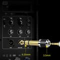 1/4 till 3,5 mm ljudadapter Hifi-adapter Hörlurar Hörlursadapter