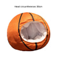 Miniatyrbilde 4 av 5: Basketball-hodedeksel - Bærbar simulerings tredimensjonalt hodedeksel - Søtt morsomt cross-dressing hodeplagg - Basketballklubb