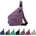 Miniatyrbild 1 av 5: Antistöld Crossbody-väska för kvinnor Personlig Flex Resväska Anti-stöld Cross Body-väska Sling Bröstväska för män