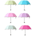 Pikkukuva 3 / 3: Luova sateenvarjo vesikukka sateenvarjo 3 taittuva aurinko- ja sadeviitta tuulenpitävä manuaalinen sateenvarjo naisille ulkona Multi-Color