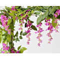 Miniatyrbillede 4 af 4: 2x7FT Kunstig Wisteria Vine Garland Planter Blomster Kunst Til Ceremoni Hjem Bryllup Dekoration (1 stk)
