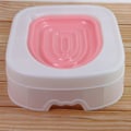 Miniatyrbillede 2 af 4: Katte Toilettraeningssystem Genanvendelig Plast Sandkasse Måtte Katte Træner Genanvendelig Automatisk Træner Pink