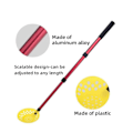 Pikkukuva 5 / 5: Jäänpilkintäkauha Jäänpilkintätarvikkeet Ulkokalastukseen Punainen Red diameter 10cm