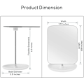 Miniatyrbild 2 av 6: Sminkspegel med stativ - Justerbar flexibel - 360° rotation hopfällbar