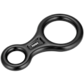 Miniatyrbilde 1 av 6: Klatretau Nedfirer, 35KN Figur 8 Ord Tau Nedfirer Rappel Ring Klatring Redningsutstyr Black