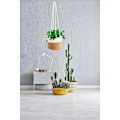 Miniatyrbild 3 av 6: Planter Blomkruka Bomullsrep Vävda Korgar 71cm Vägg Hängande Planter Tak Växter Hållare Inomhus Utomhus Blomkruka Förvaring Hängare