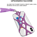 Miniatyrbilde 4 av 6: 1 stk. Mobiltelefon Lanyard Stropp Etui Holder med Avtakbar Halsstropp Universal for Smartphone iPhone 8,7 6S iPhone 6S Plus Purple