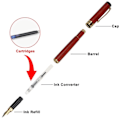 Miniatyrbillede 5 af 5: Pen Fyldepen Sort Klassisk Pen