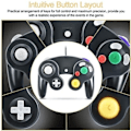 Miniatyrbilde 4 av 5: Gamecube Gamepad, 2-pak klassisk gamepad med vibrasjonsjoystick