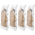 Miniatyrbilde 1 av 5: Hengende vakuum oppbevaringsposer klesposer 4 pakke lang 53x27,6 tommer vakuumforseglede oppbevaringsposer klesposer for dresser kåper eller jakker
