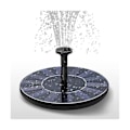 Miniatyrbillede 3 af 5: Vandføder Hængbar Robust Fugl Solsprinkler Piedestal Fuglebad Springvand Uden Pumpe