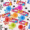 Bulk Spider Web Sticky Hands, 60 stk. Halloween-legetøj Gaver Præmier til børn Spider Web 60